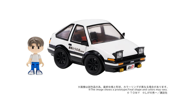 QV-05 Initial D Toyota AE86 Trueno and Fujiwara Takumi "Initial D" | Takara Tomy T-Spark