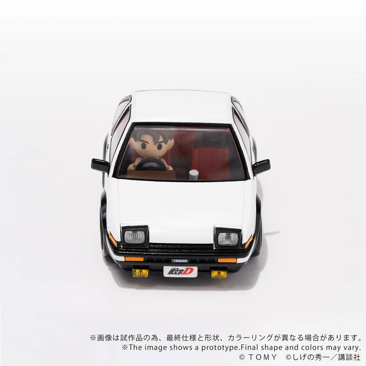 QV-05 Initial D Toyota AE86 Trueno and Fujiwara Takumi "Initial D" | Takara Tomy T-Spark