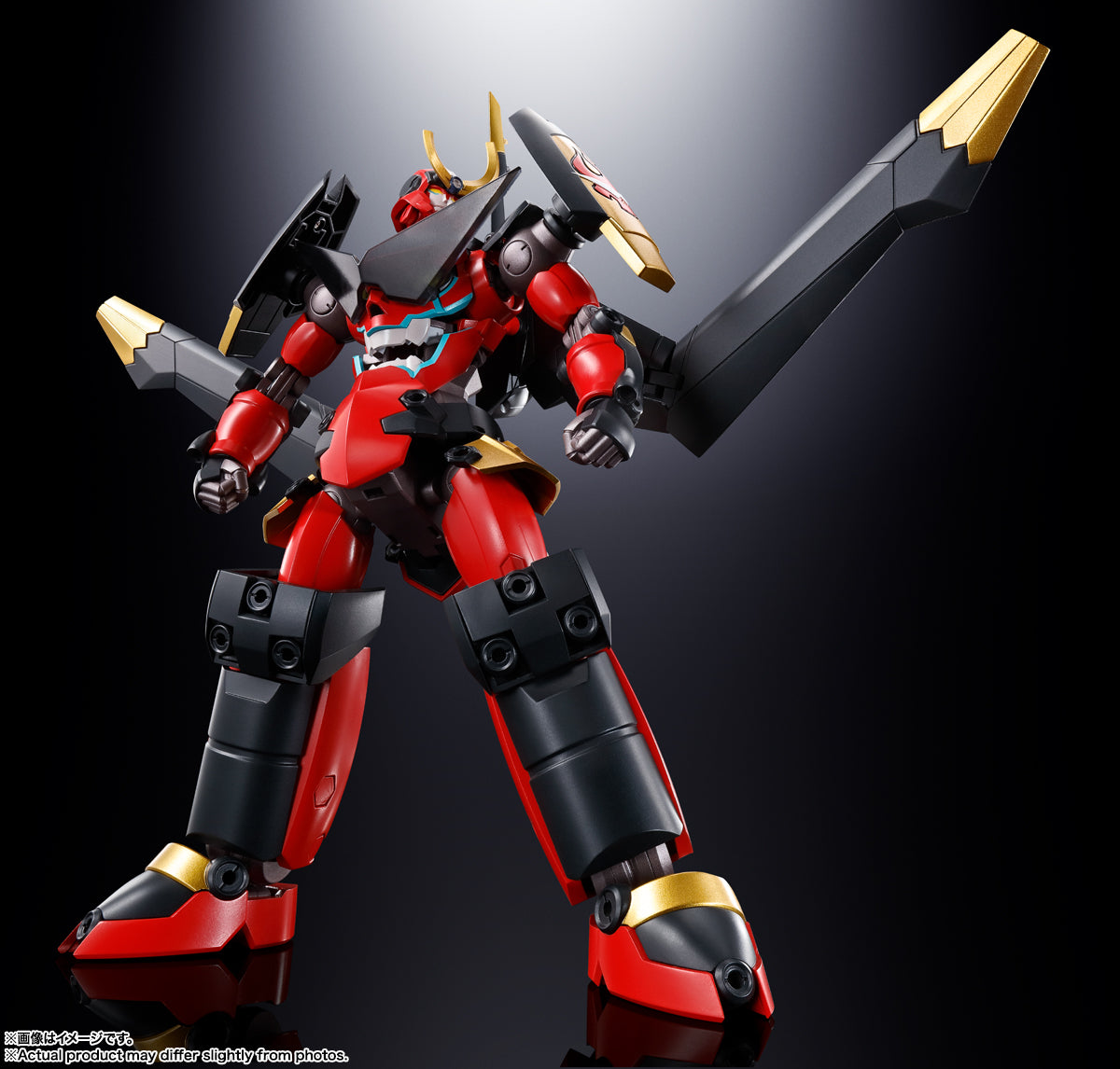 Soul of Chogokin SOC GX-107 Gurren Lagann & Giga Drill Set "Tengen Toppa Gurren Lagann", TAMASHII NATIONS with wing attached