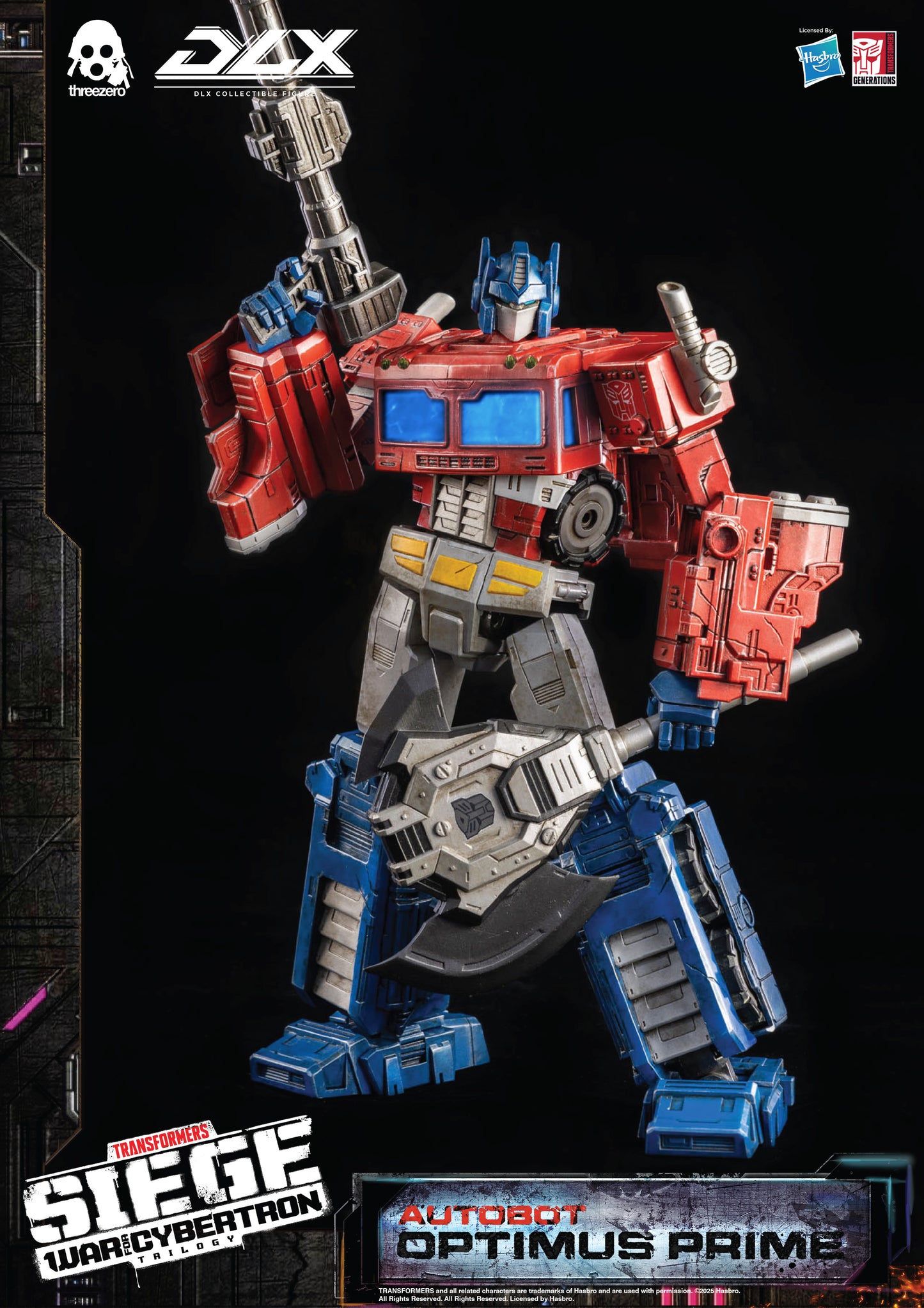 Threezero Transformers: Seige War for Cybertron Trilogy - DLX Optimus Prime (Reissue) | Threezero