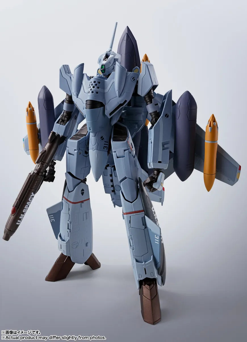 VF-0A Phoenix (Shin Kudo use) + QF-2200D-B Ghost "Macross Zero" - Tamashii Nations Hi-Metal R