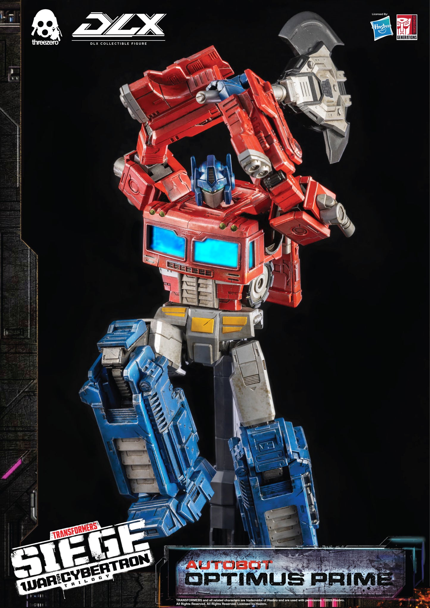 Threezero Transformers: Seige War for Cybertron Trilogy - DLX Optimus Prime (Reissue) | Threezero