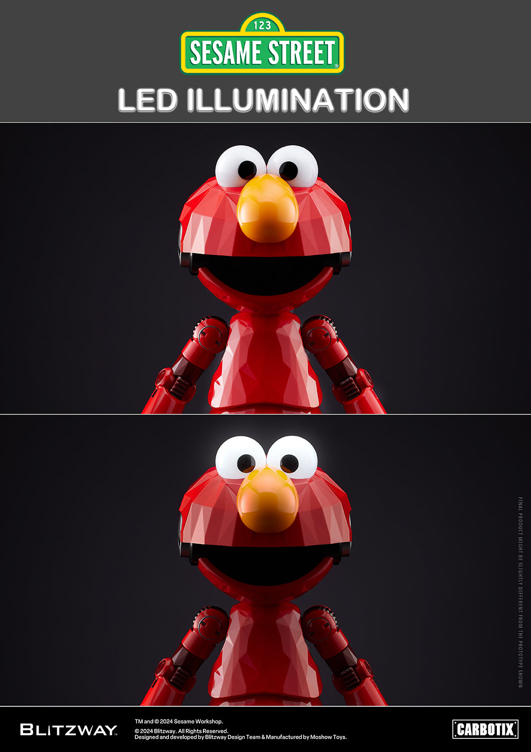 Carbotix Elmo "Sesame Street" | Blitzway