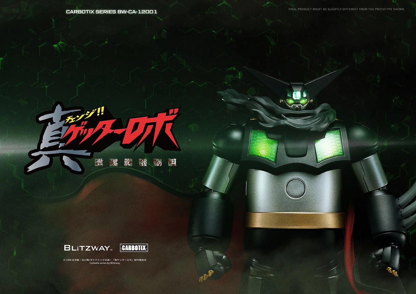 CARBOTIX Series Black Getter Blitzway light up chest