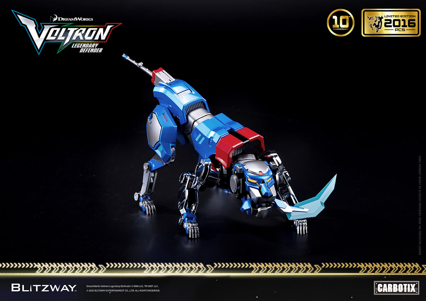 Blitzway Carbotix Voltron Legendary Defender (Special Limited Edition) | Blitzway