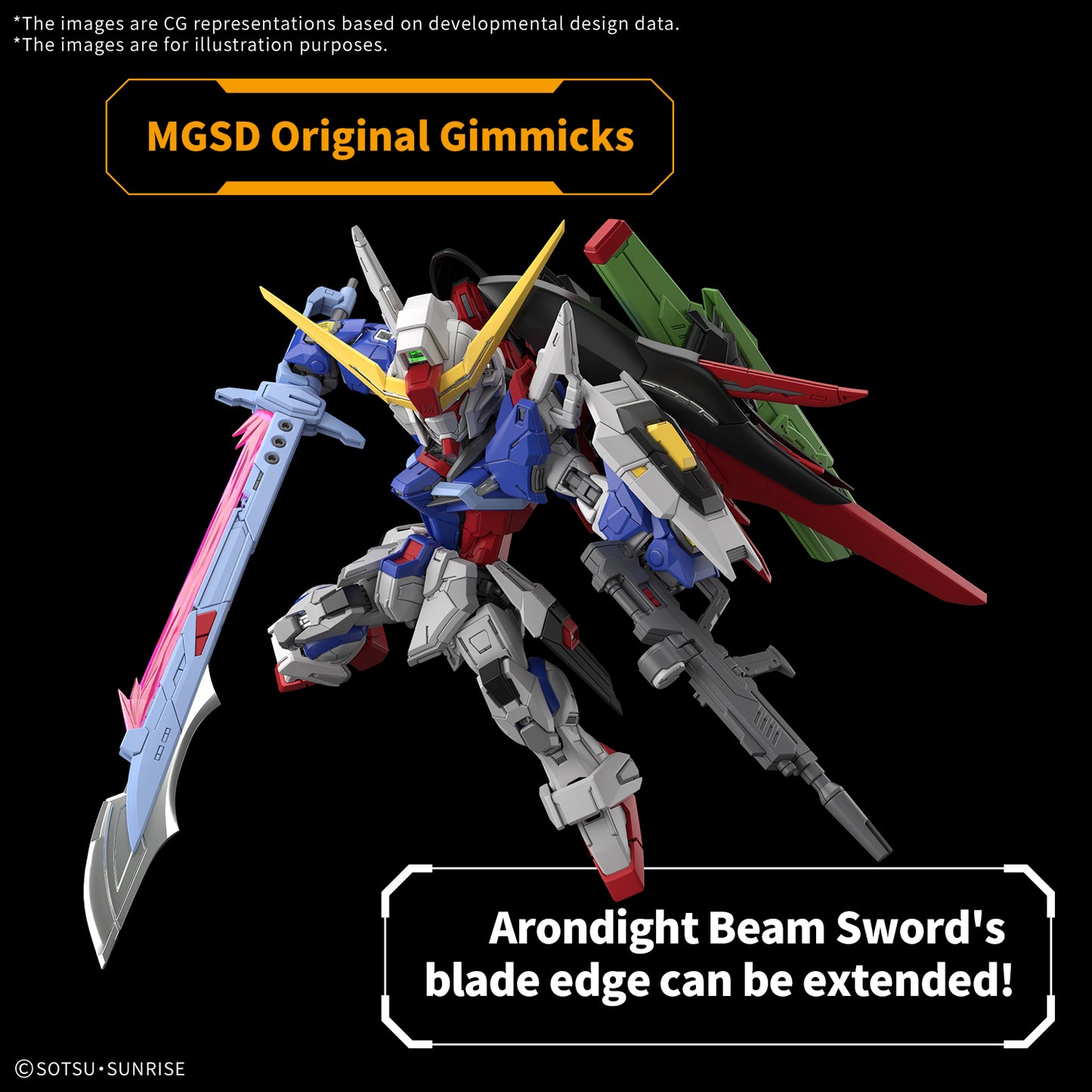 Pre Order MGSD Master Grade Gundam Seed Destiny GUNDAM Bandai