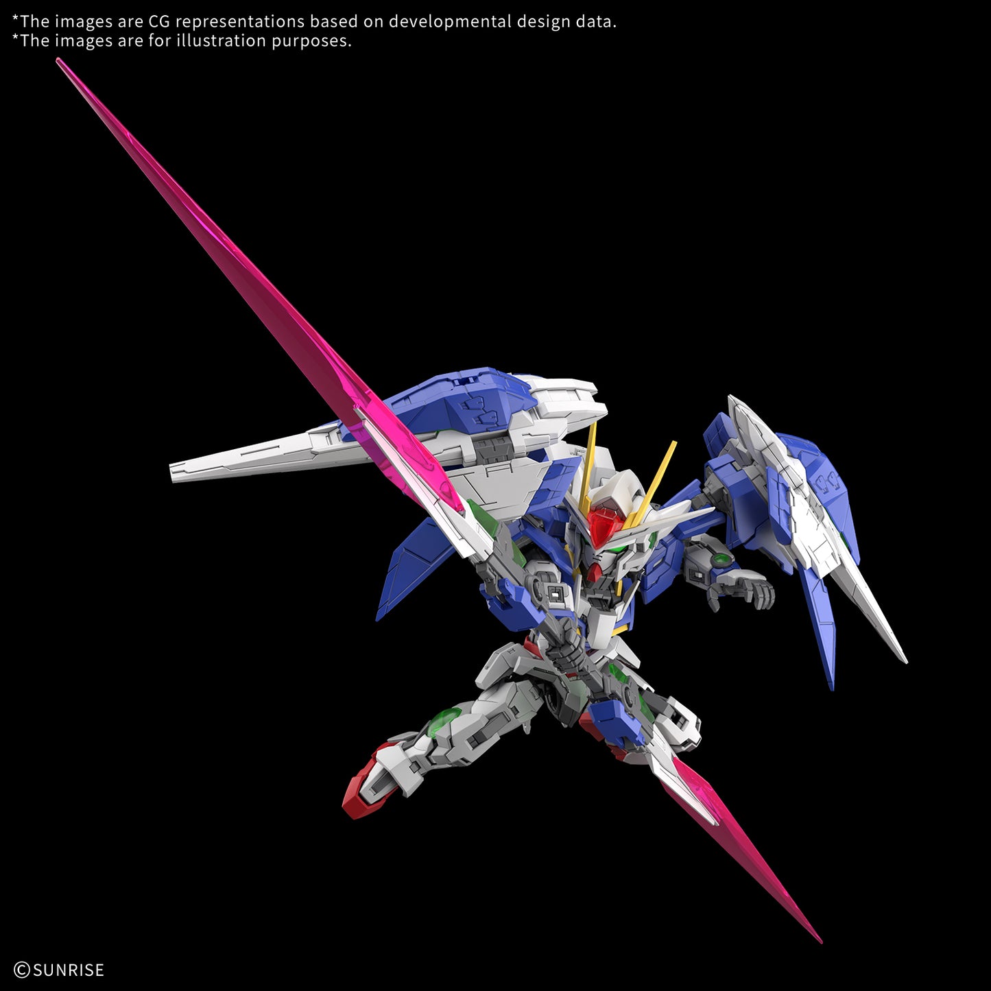 MGSD 00 RAISER "Mobile Suit Gundam 00" | Bandai Hobby Master Grade SD Model Kit