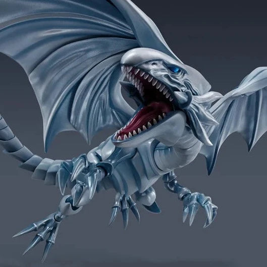 Yu-Gi-Oh! Duel Monsters S.H.MonsterArts Blue-Eyes White Dragon close up