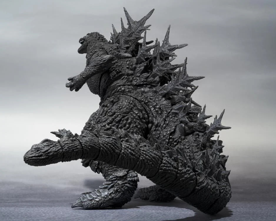 Pre Order Godzilla Minus One S.H.MonsterArts Godzilla (Minus Color Version) back view