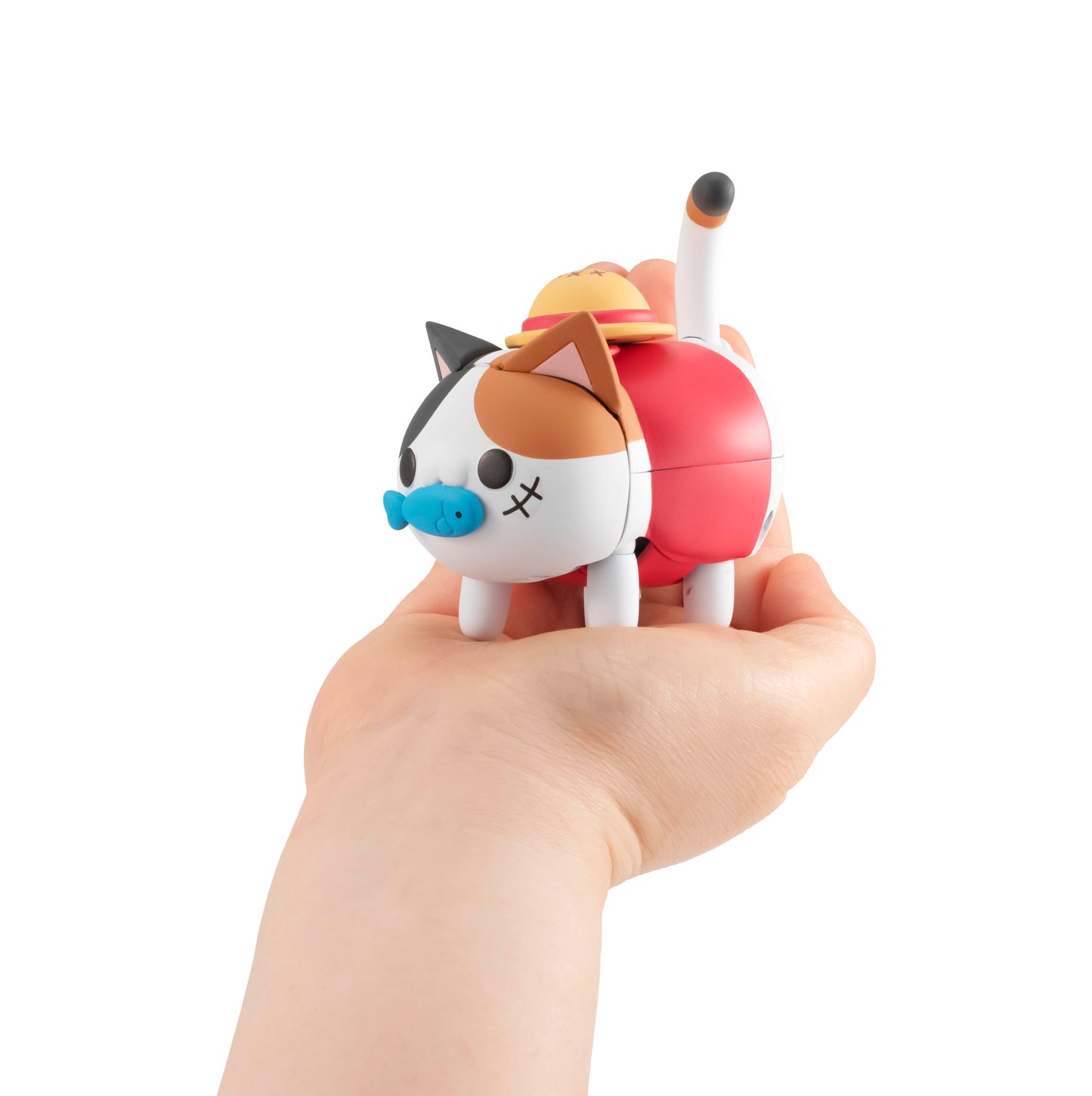 NyanPieceNyan! Monkey D. Luffy "One Piece" - MegaHouse Mega Cat Project Tokotoko