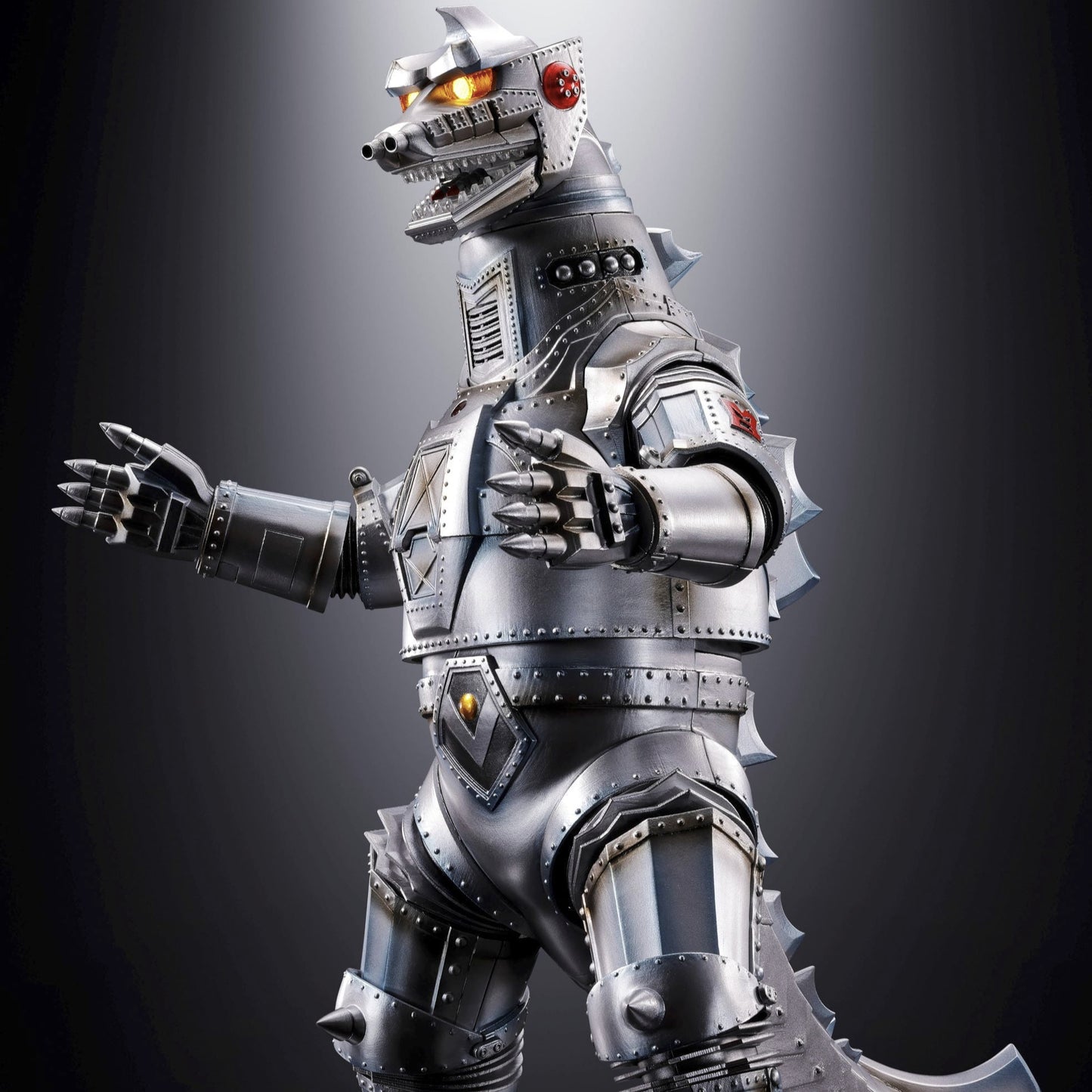 MECHAGODZILLA 1974 "Godzilla vs Mechagodzilla", TAMASHII NATIONS DX SOUL OF CHOGOKIN close up