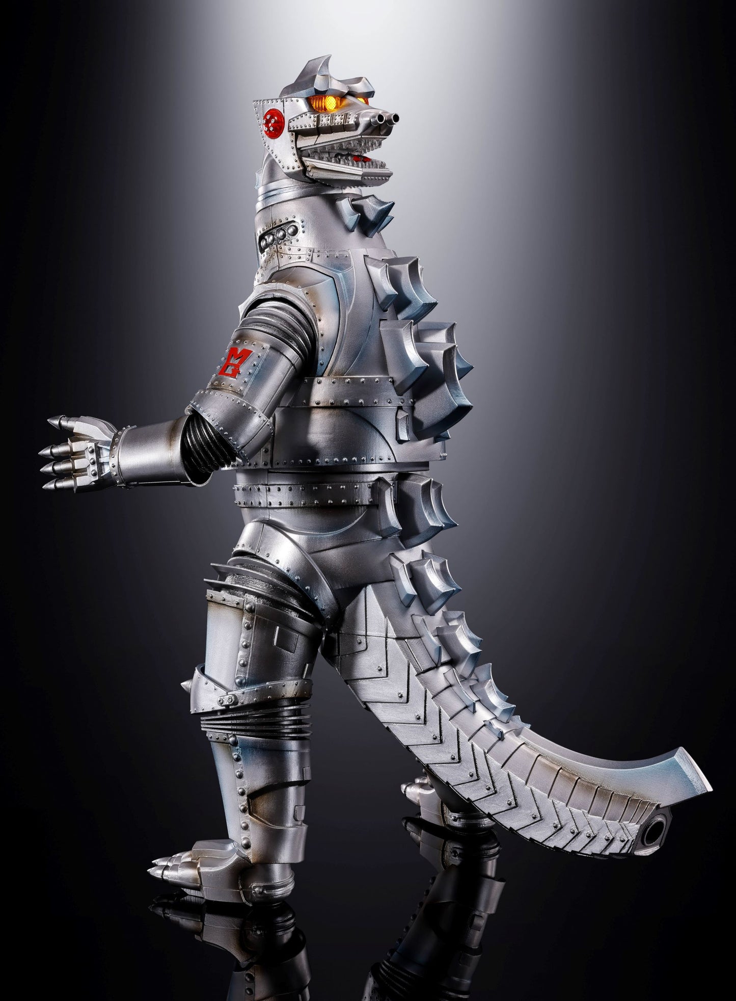 MECHAGODZILLA 1974 "Godzilla vs Mechagodzilla", TAMASHII NATIONS DX SOUL OF CHOGOKIN back view
