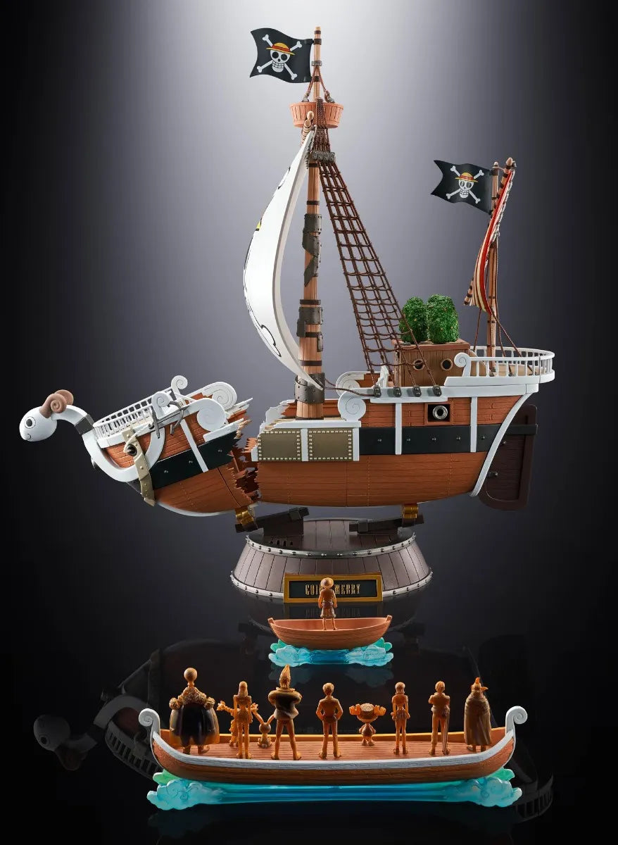 Chogokin Going Merry - One Piece - Animation 25th Anniversary Memorial Edition - "One Piece", TAMASHII NATIONS Chogokin broken ship