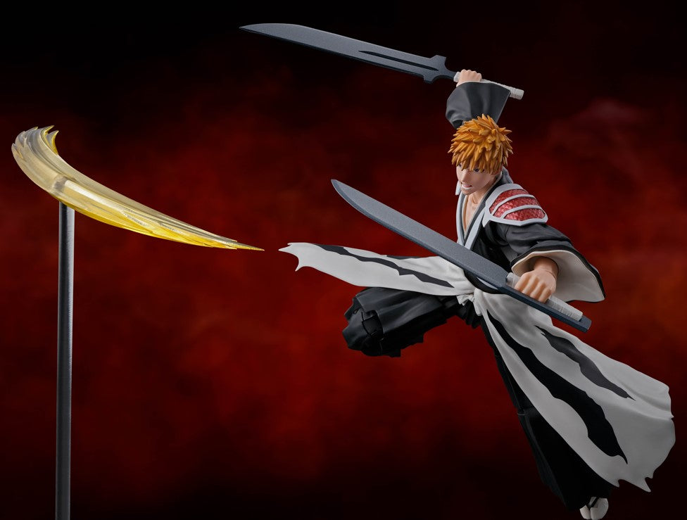 ICHIGO KUROSAKI -DUAL ZANGETSU- “BLEACH” TAMASHII NATIONS S.H.Figuarts flying pose