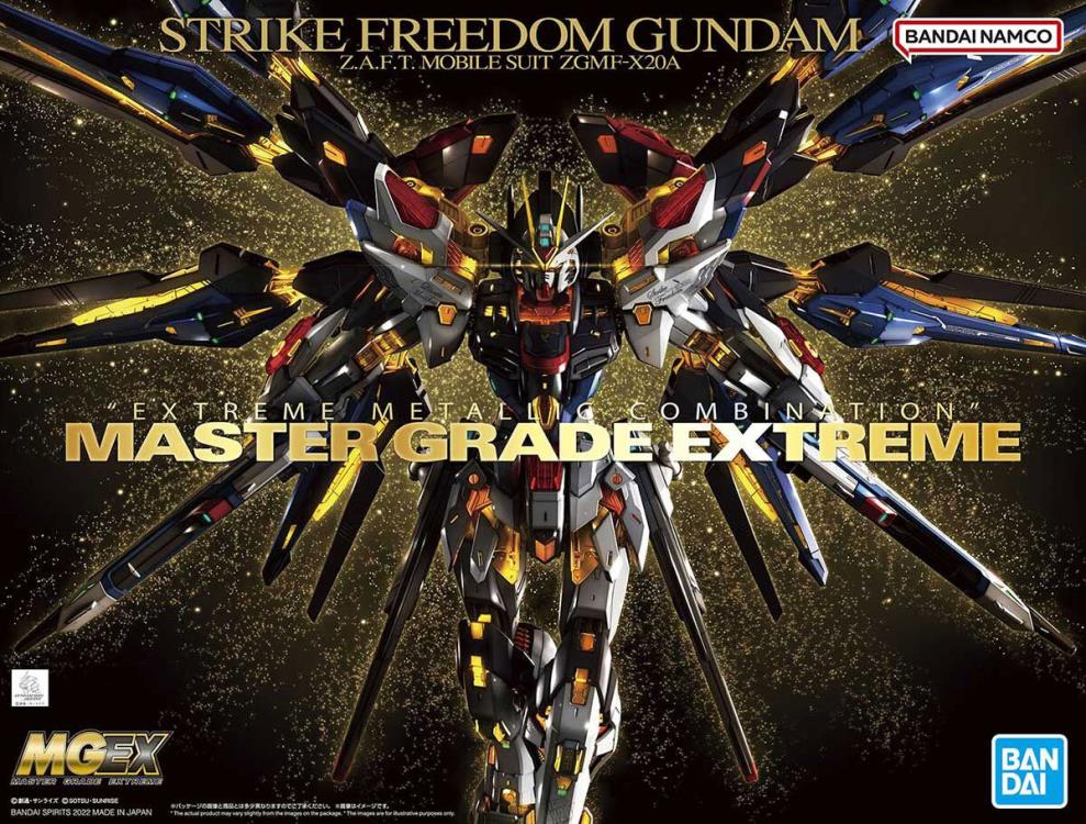MGEX Strike Freedom Gundam "Gundam Seed Destiny" - Bandai Hobby 1/100 Scale Master Grade Extreme Model Kit