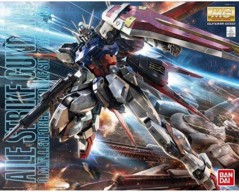 MG GAT-X105 Aile Strike Gundam Version RM "Gundam Seed" - Bandai Hobby 1/100 Scale Master Grade Model Kit