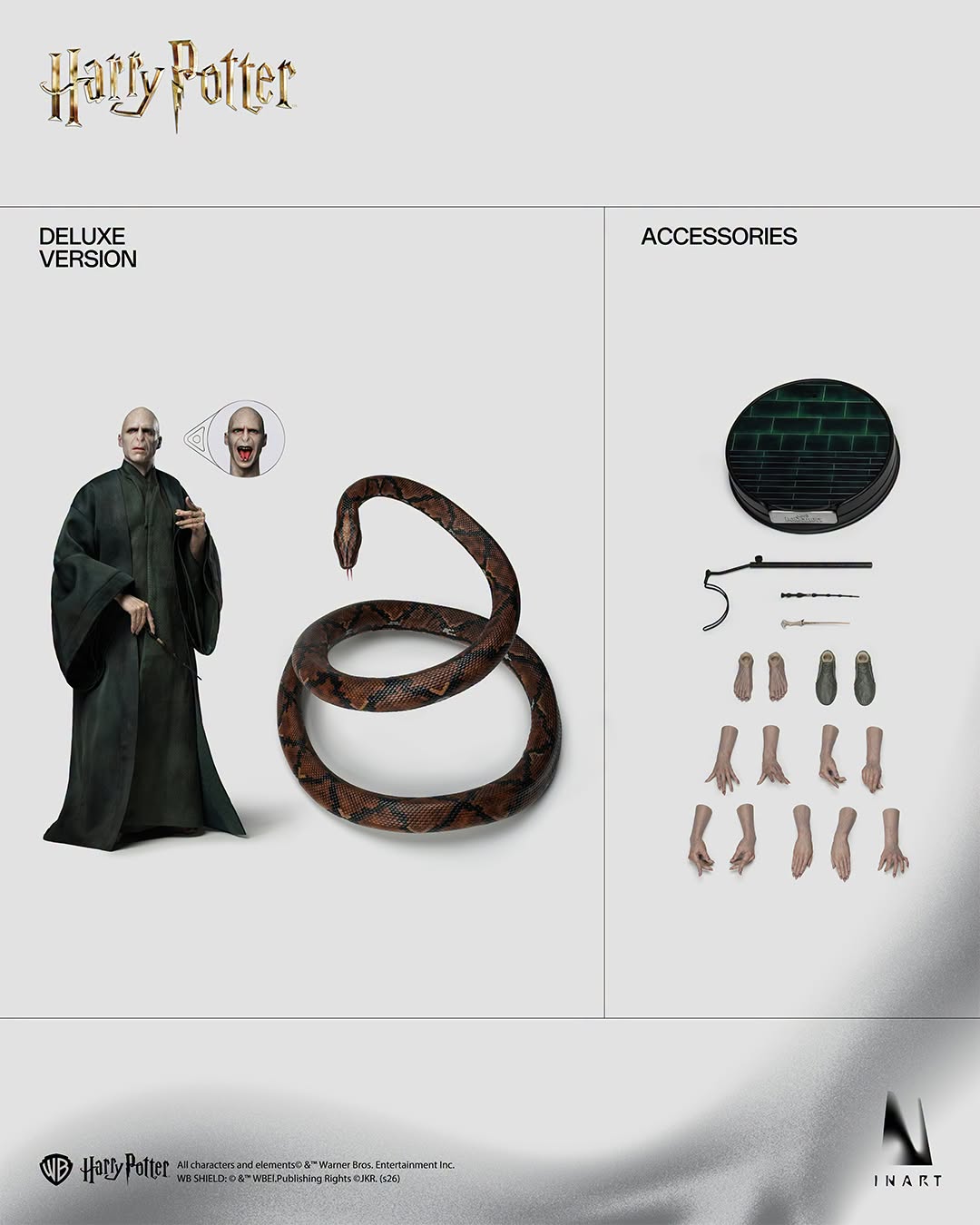 Voldemort (Premium Version) 1/6 Scale Collectible Figure "Harry Potter and the Deathly Hallows" | INART