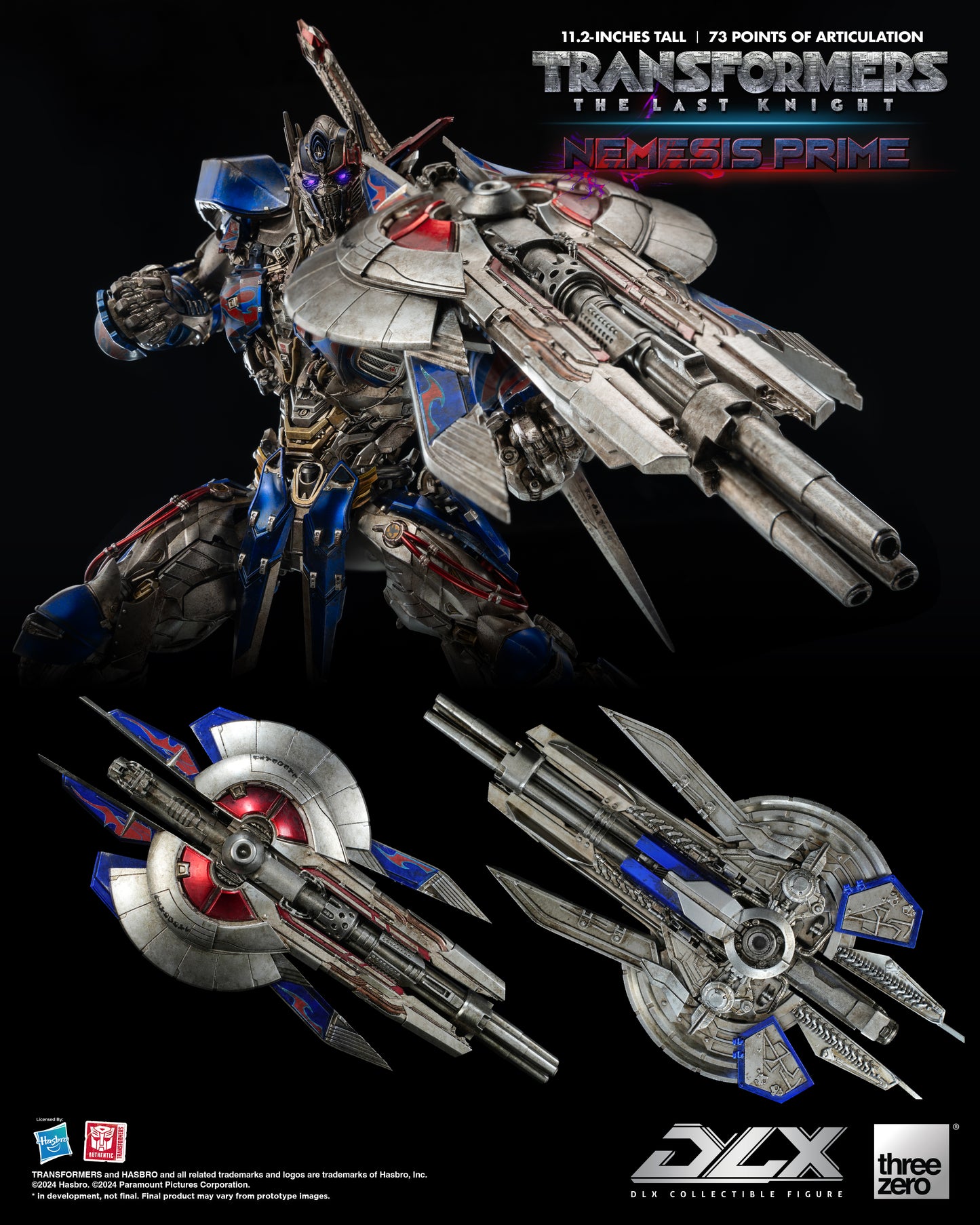 Nemesis Prime "Transformers: The Last Knight" - Threezero DLX Scale Collectible Figure