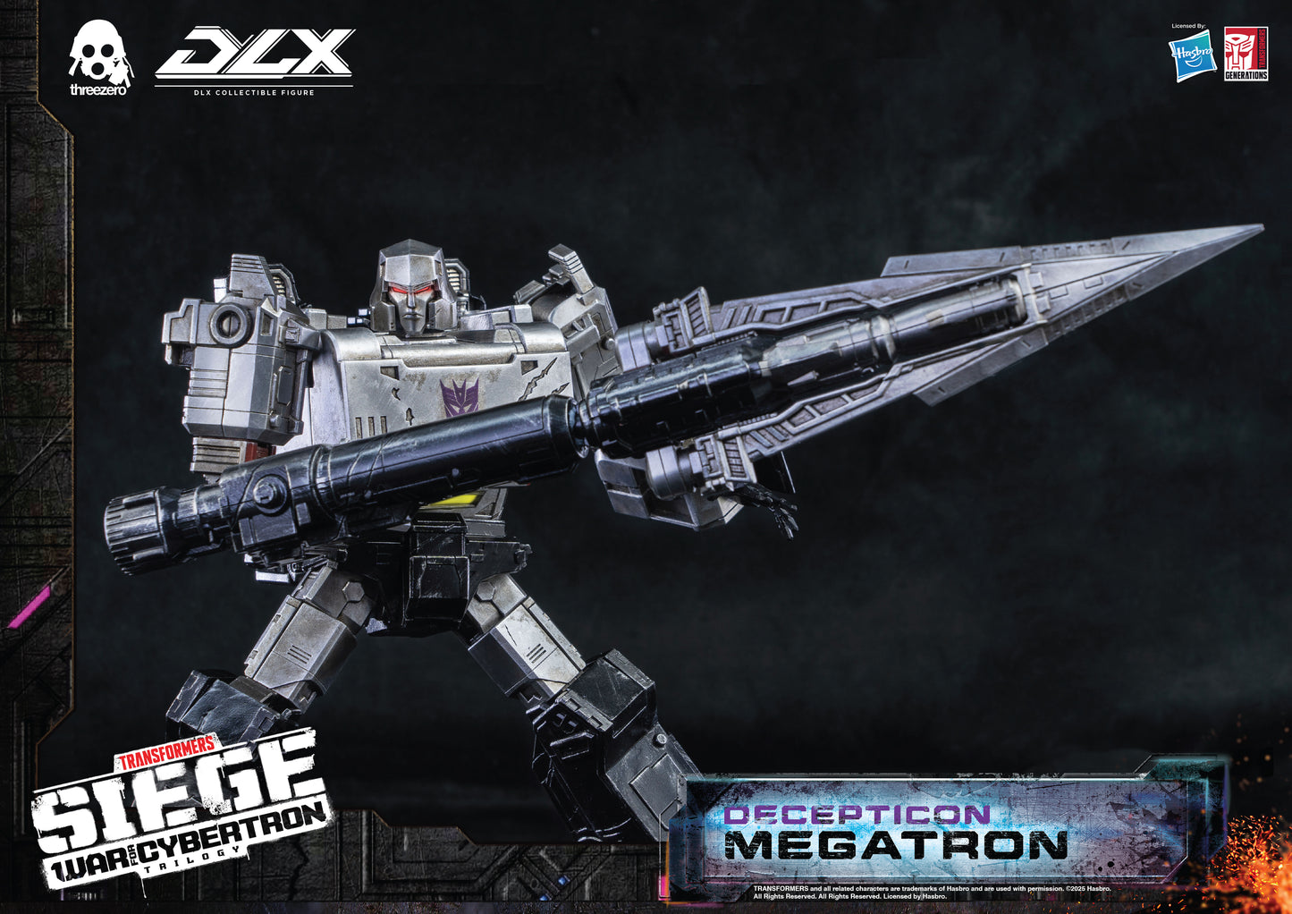 Threezero Transformers: Seige War for Cybertron Trilogy DLX Megatron (Reissue) | Threezero