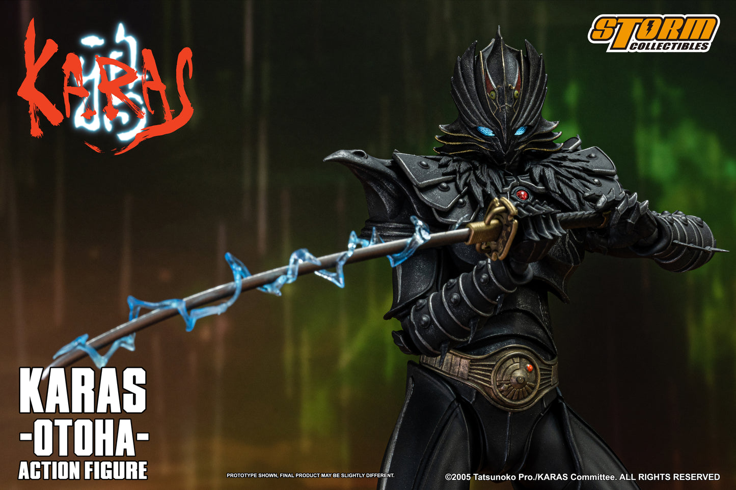 KARAS -OTOHA Action Figure by Storm Collectibles holding sword with effect