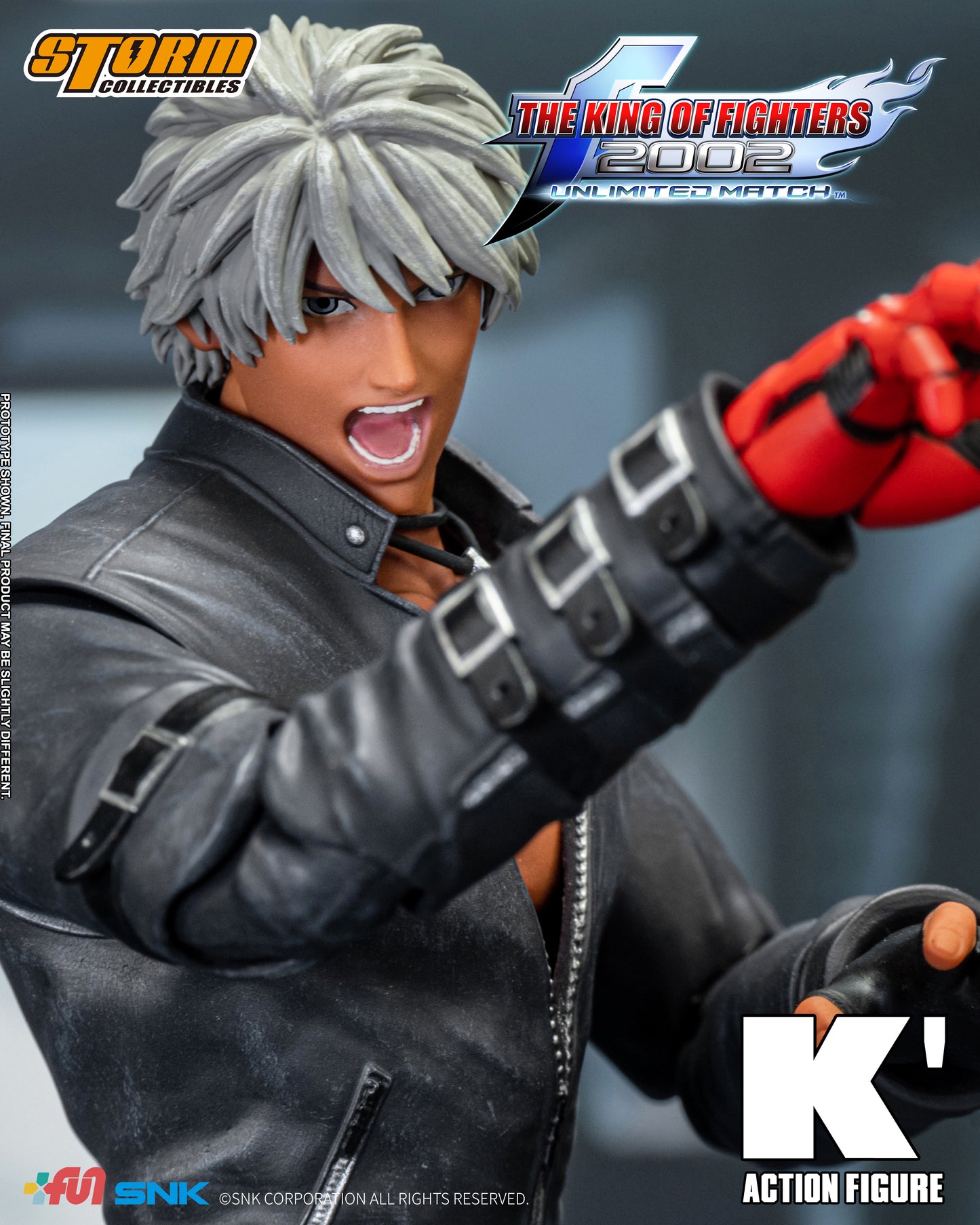 K' "The King of Fighters 2002 Unlimited Match" - Storm Collectibles Action Figure