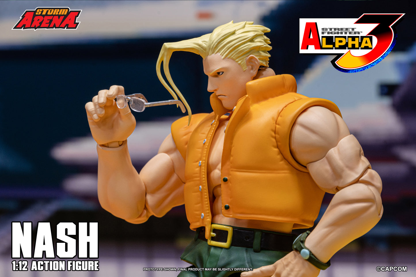 Pre Order Street Fighter Alpha 3 Storm Arena Nash Charlie 1/12 Scale Action Figure Storm Collectibles