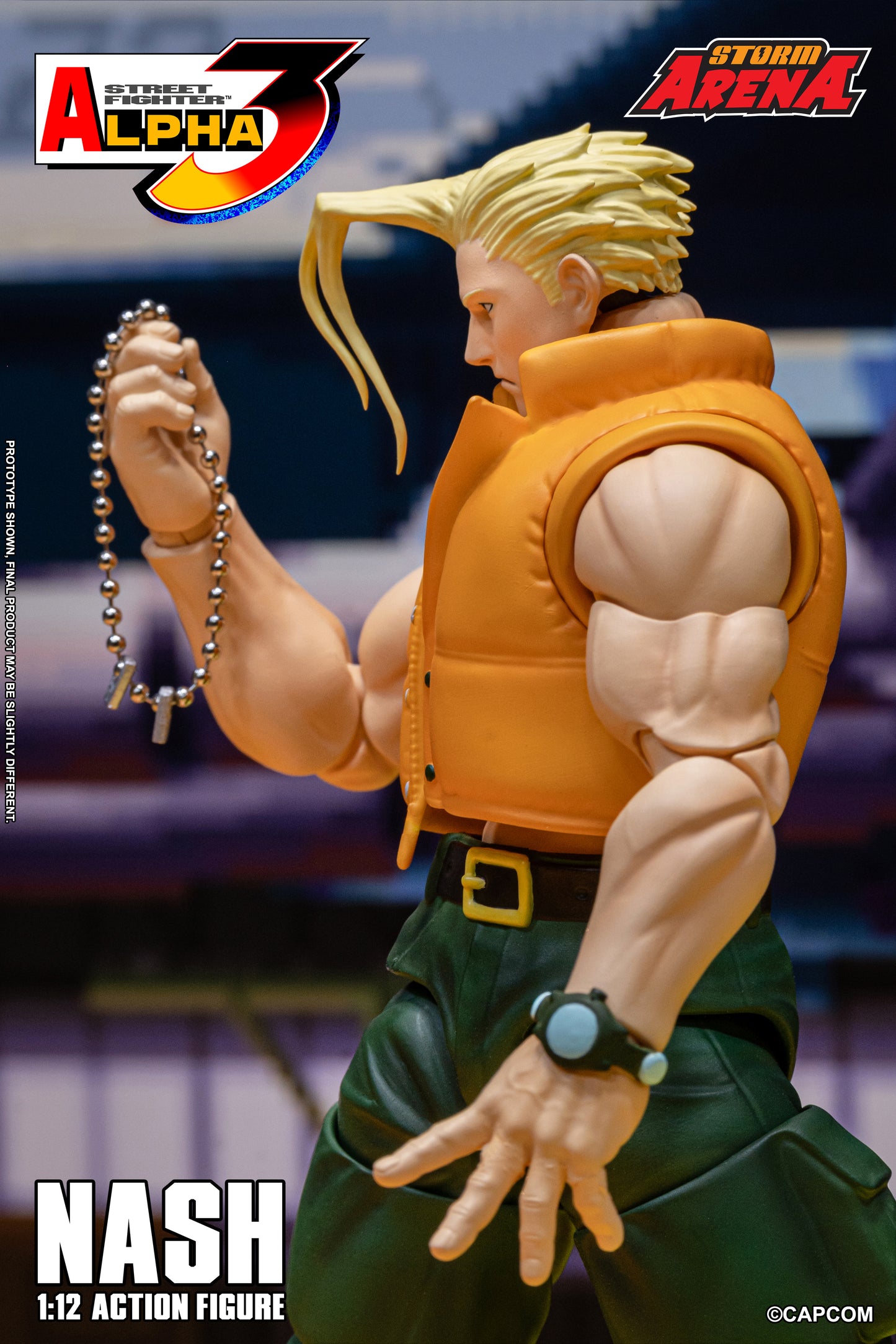 Pre Order Street Fighter Alpha 3 Storm Arena Nash Charlie 1/12 Scale Action Figure Storm Collectibles