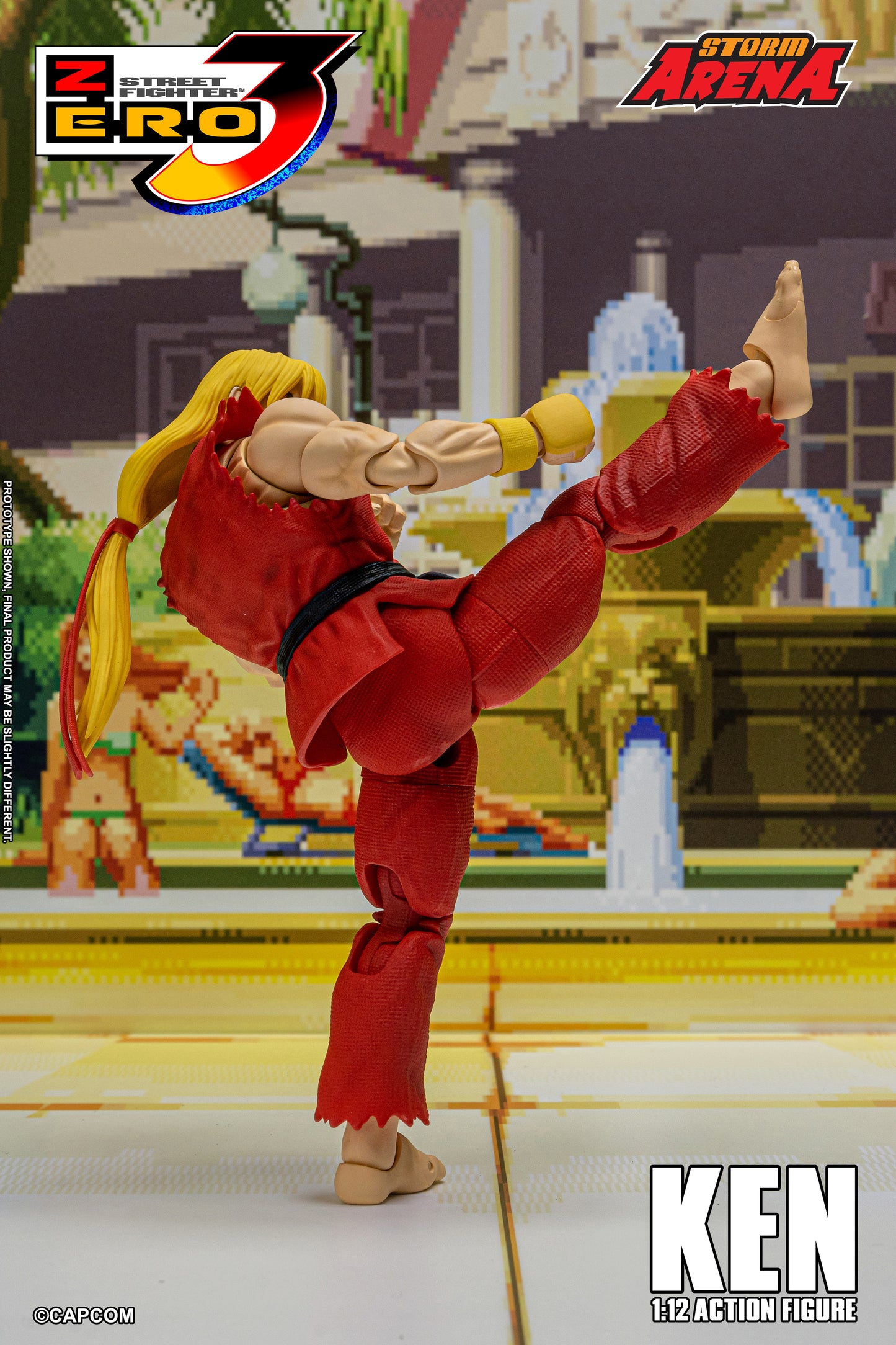 Storm Arena Ken "Street Fighter Alpha 3" 1/12 Scale Action Figure | Storm Collectibles