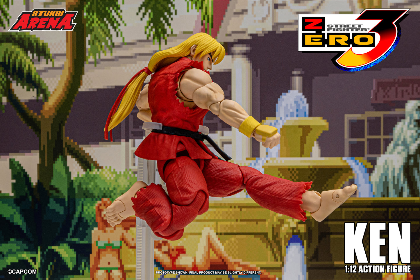 Storm Arena Ken "Street Fighter Alpha 3" 1/12 Scale Action Figure | Storm Collectibles