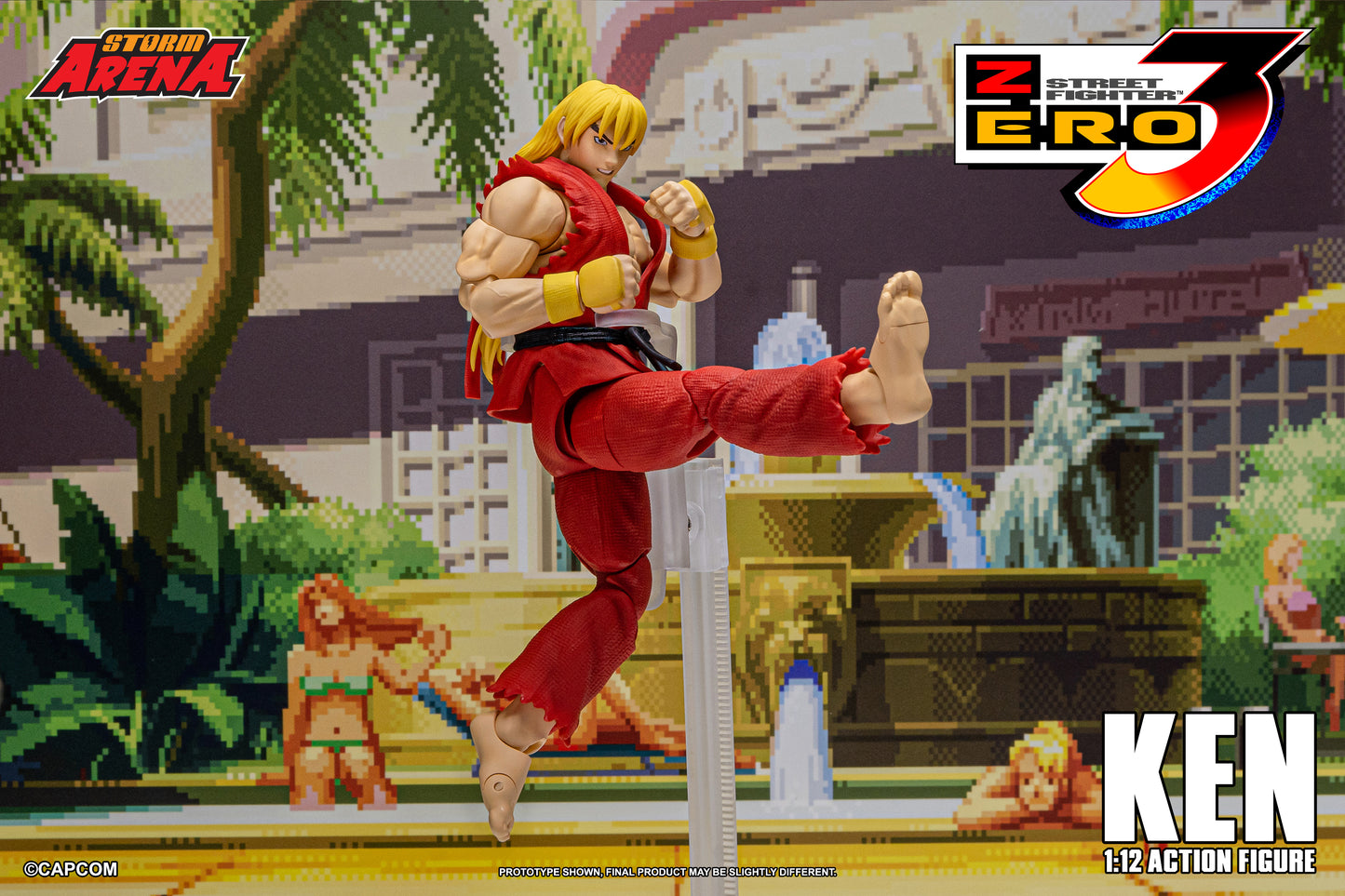 Storm Arena Ken "Street Fighter Alpha 3" 1/12 Scale Action Figure | Storm Collectibles