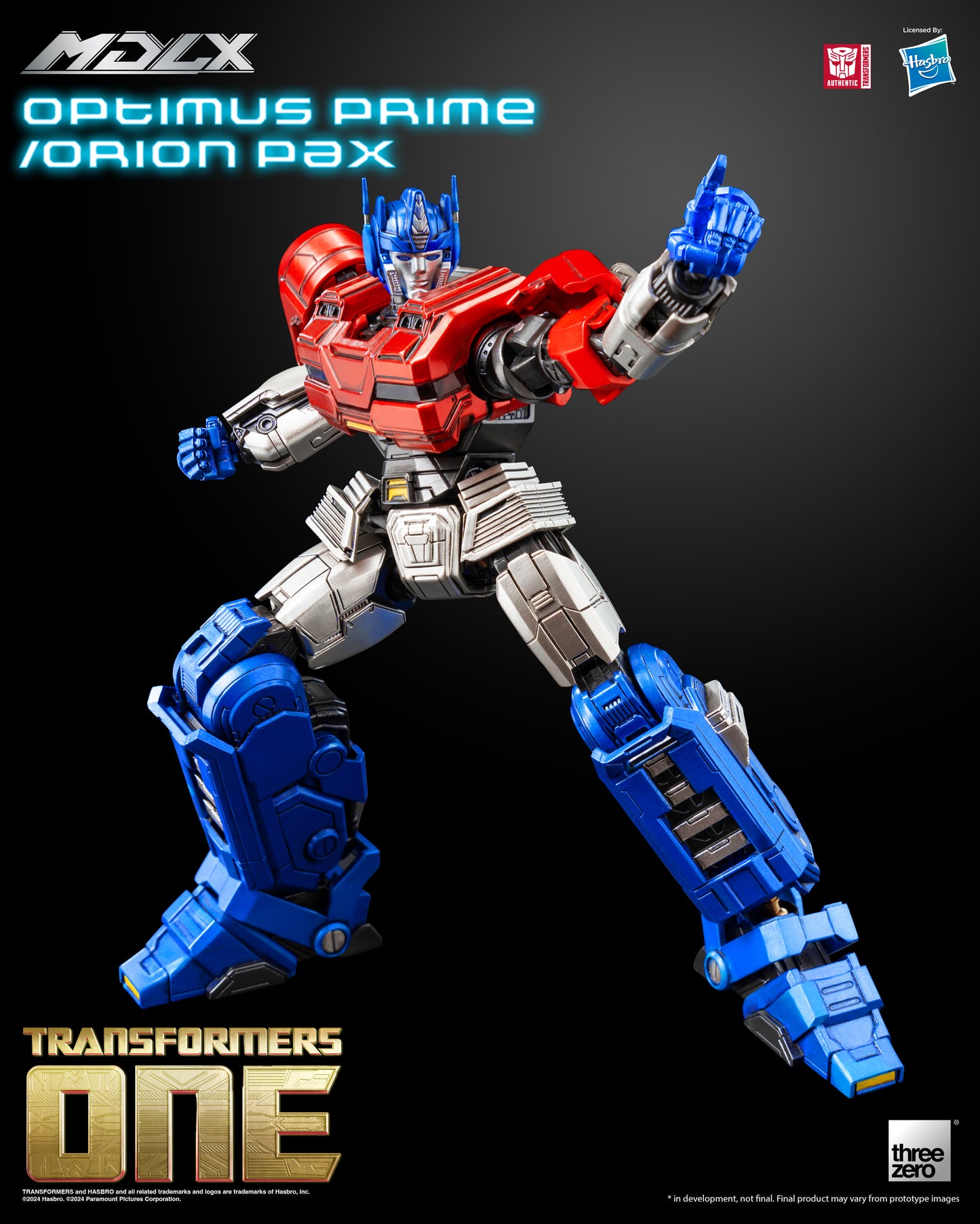 Transformers MDLX Orion Pax (Optimus Prime) "Transformers One" | Threezero
