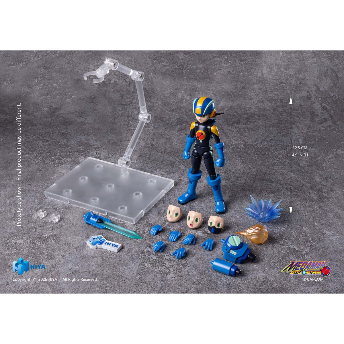 MegaMan.EXE 5-Inch Action Figure "Mega Man Battle Network" Exquisite Basic Series | Hiya Toys