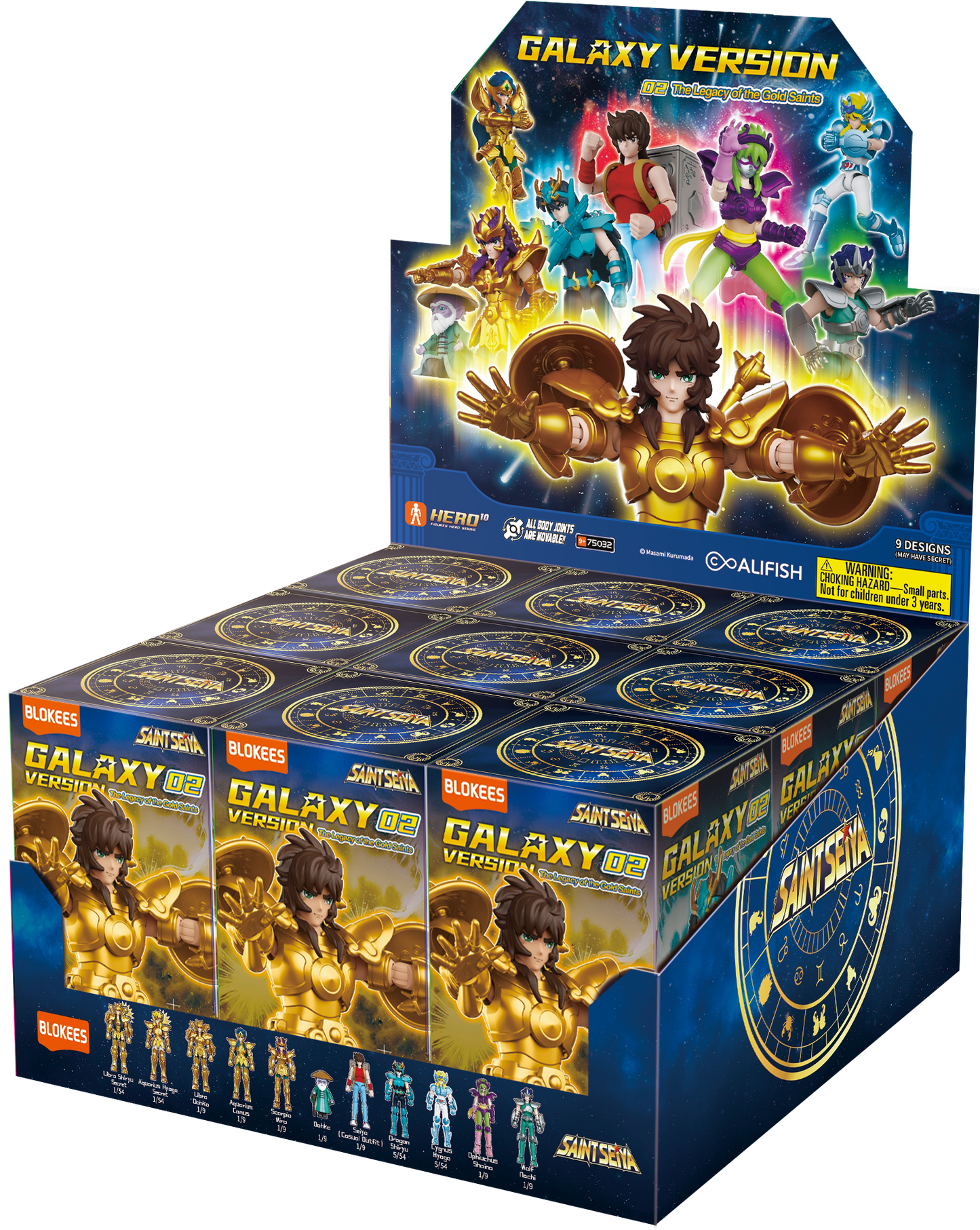 Saint Seiya Blokees Galaxy 02 Version "The Legacy of the Gold" Saints Series 2 | Blokees Model Kit