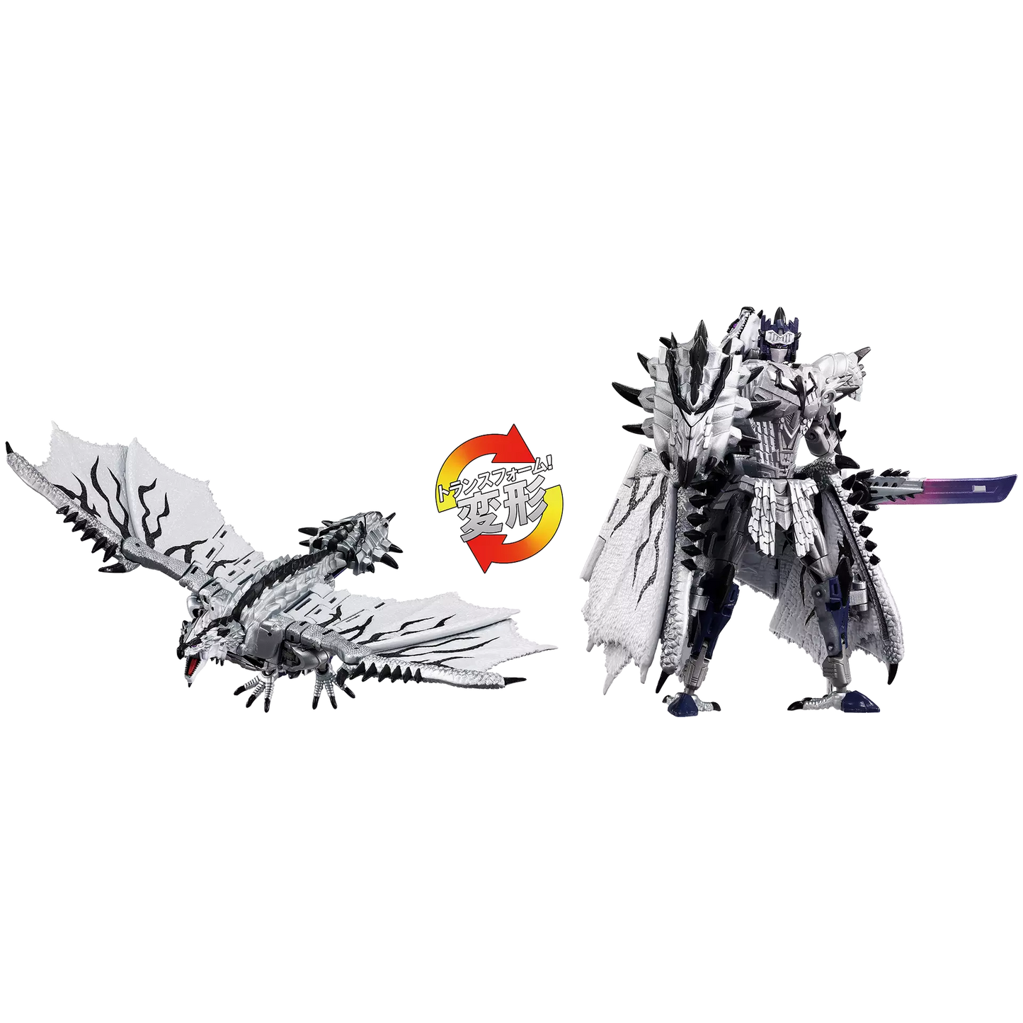 Transformers T-Spark Synergenex Series Silver Rathalos Prime "Monster Hunter" | Takara Tomy (Expedited Japan Release)