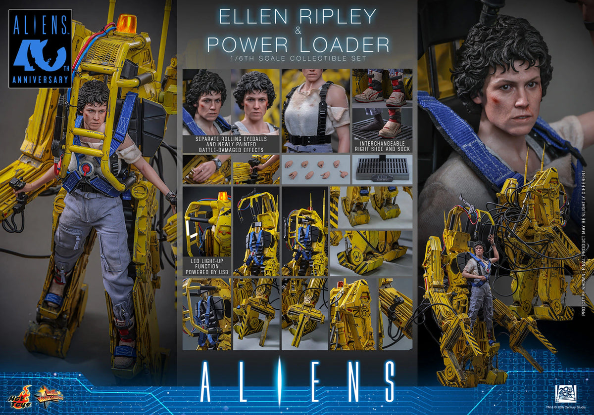 Hot Toys 1/6 Ellen Ripley and Power Loader "Aliens" | Hot Toys