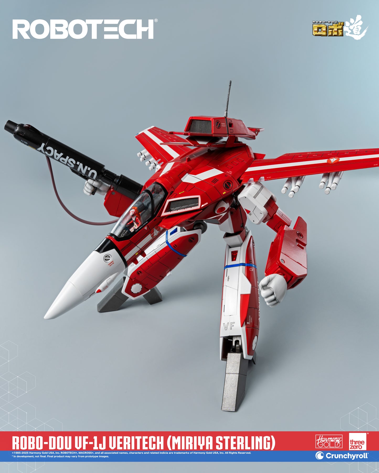 ROBO-DOU VF-1J Veritech (Miriya Sterling) "Robotech" | Threezero