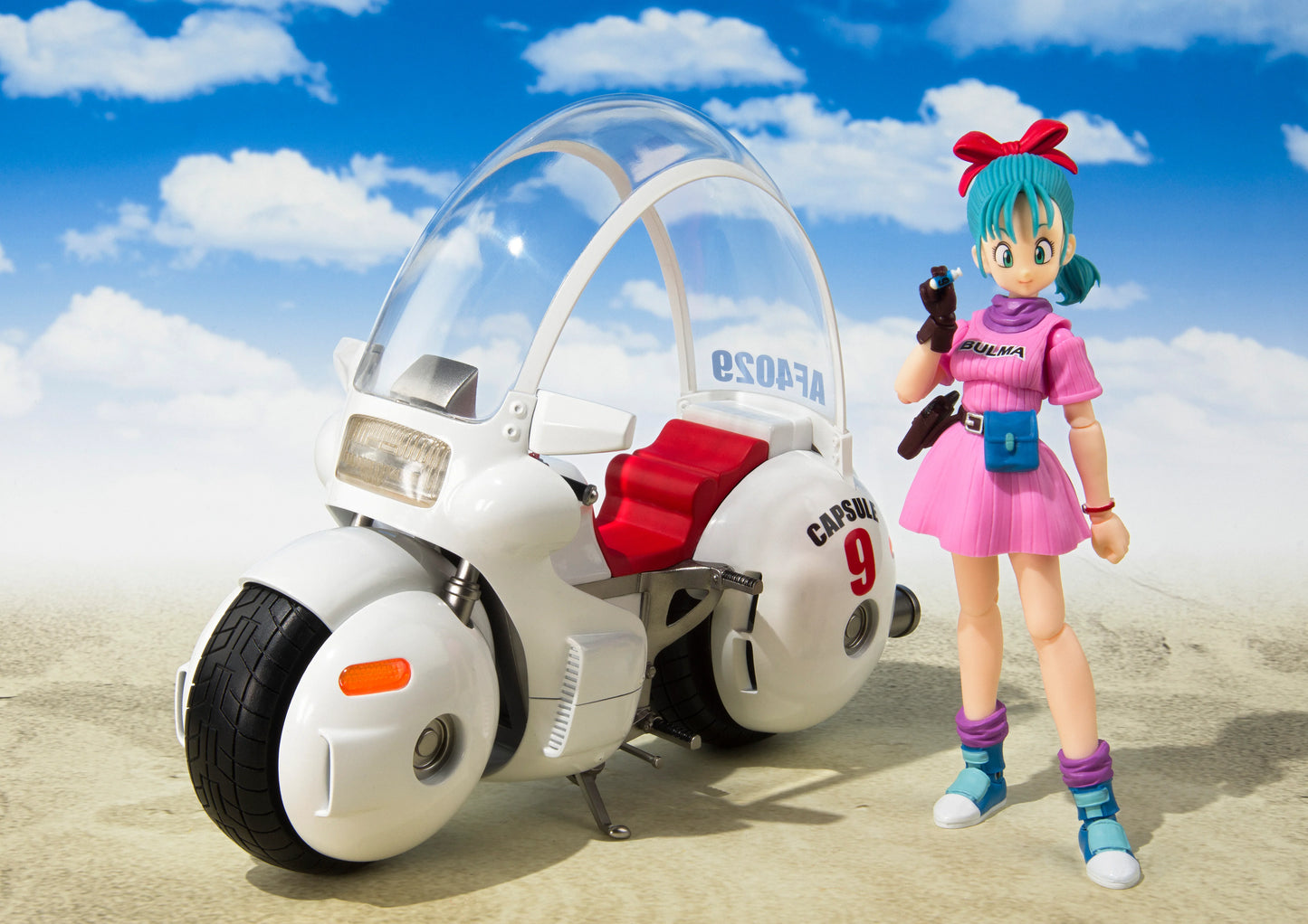 S.H.Figuarts Bulma’s Capsule No. 9 Bike Re-issue "Dragon Ball" | Bandai Tamashii Nations