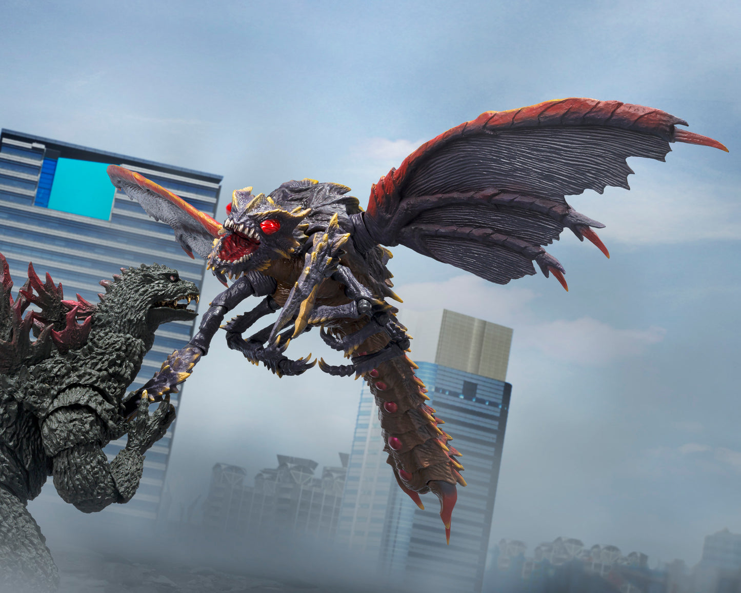 Pre Order S.H.MonsterArts Megaguirus Evolution Set "Godzilla" | Bandai Tamashii Nations