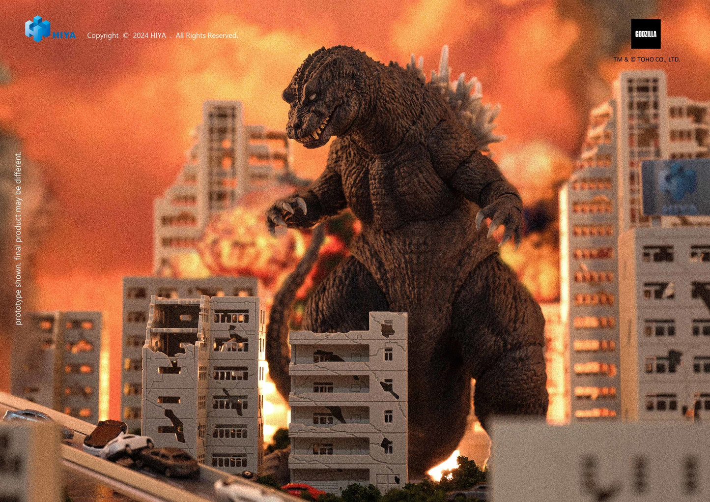 Hiya Toys Godzilla PX (2001) "Godzilla, Mothra and King Ghidorah: Giant Monsters All-Out Attack" | Hiya Toys Exquisite Basic Series
