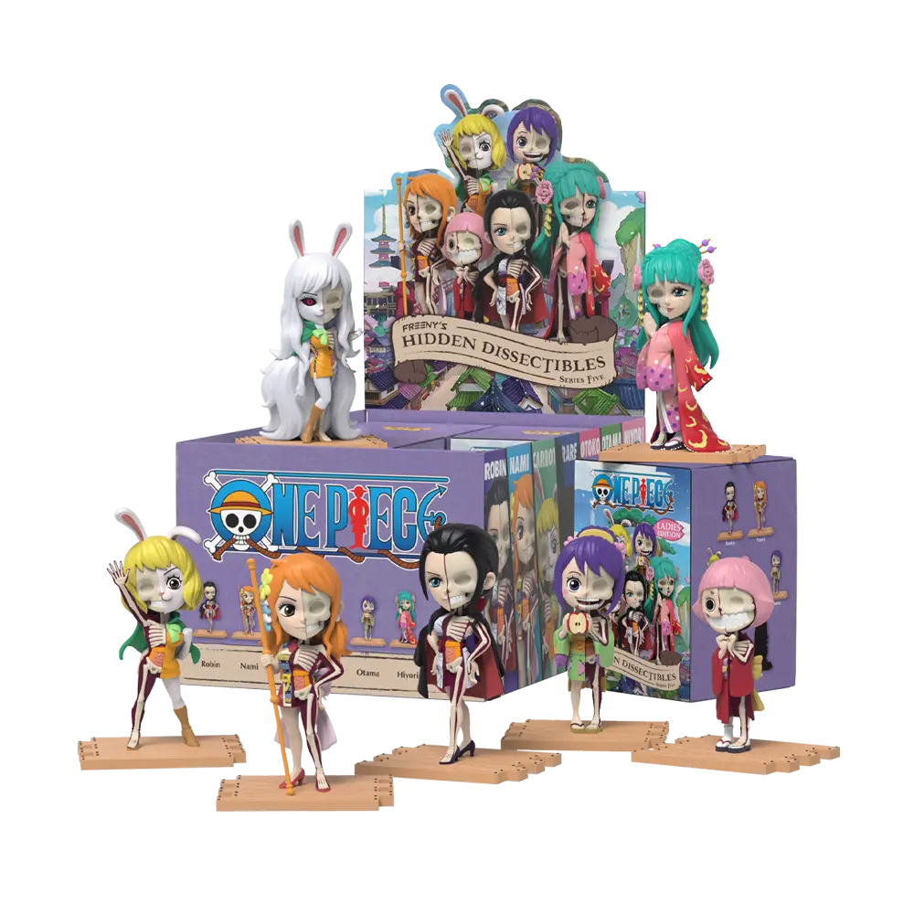 Freeny’s Hidden Dissectibles: One Piece Series Five (Ladies Edition) One Random Pack - Mighty Jaxx Blind Box Mini Figure