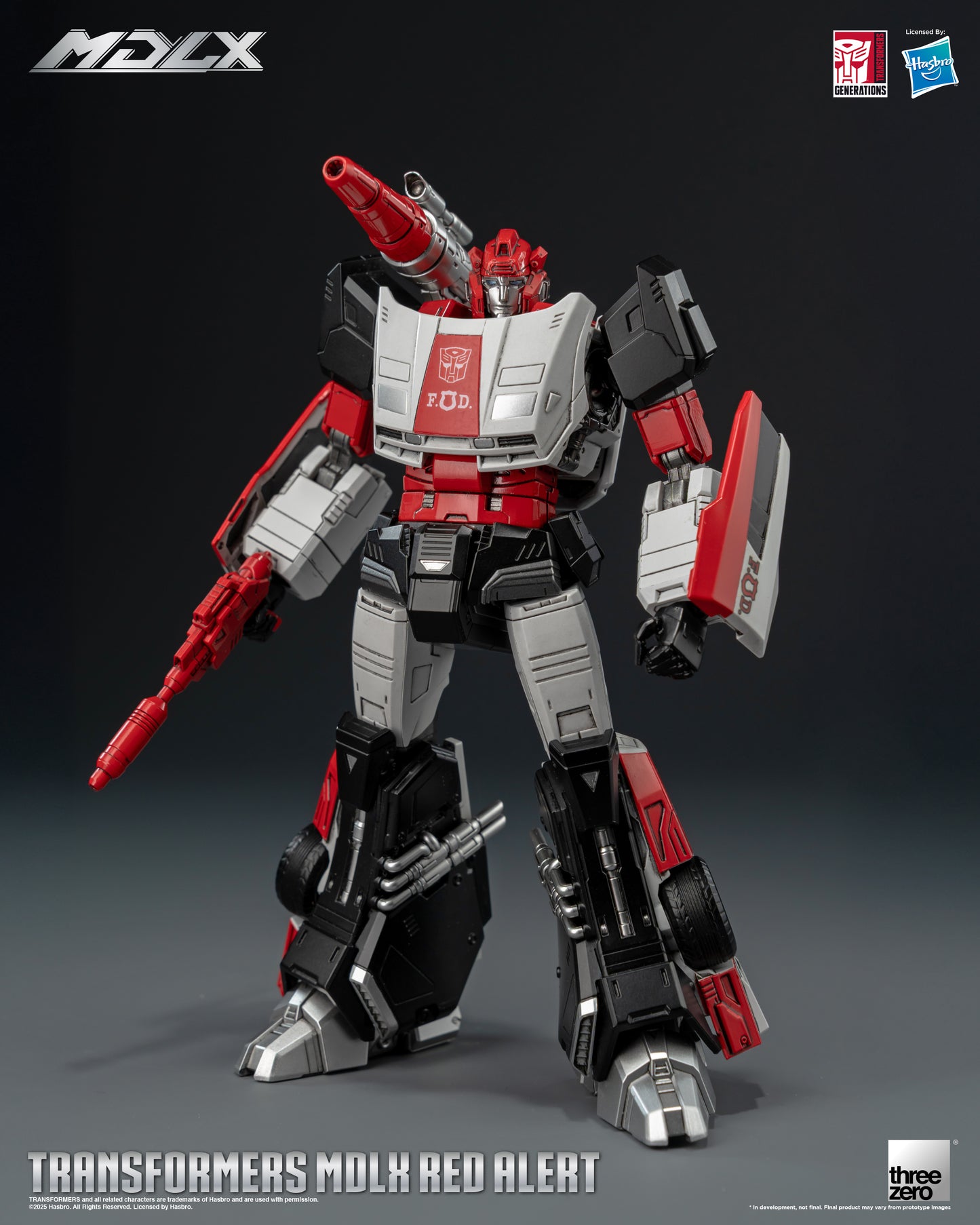 Pre Order Red Alert MDLX Articulated Action Figure Transformers - Threezero