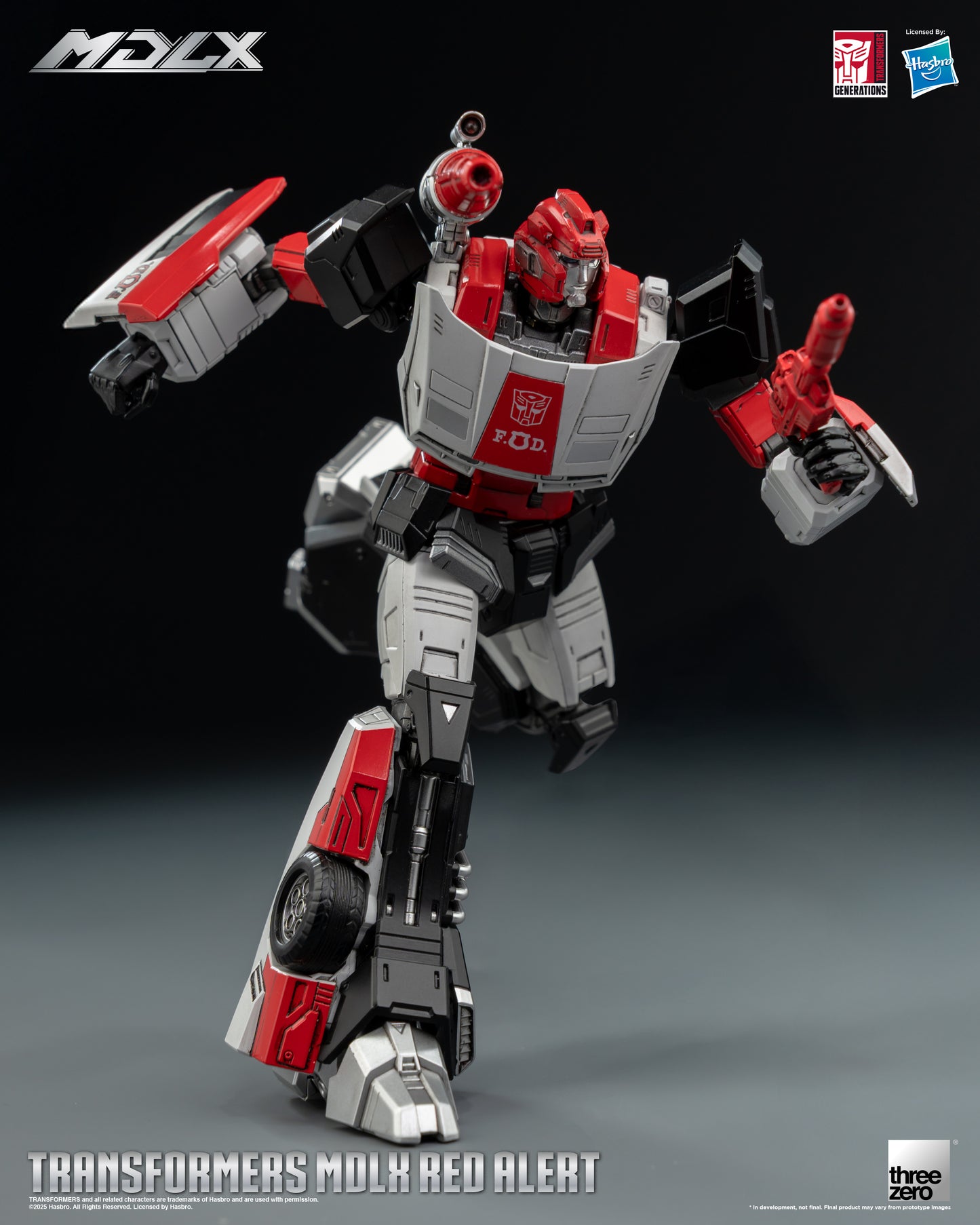 Pre Order Red Alert MDLX Articulated Action Figure Transformers - Threezero