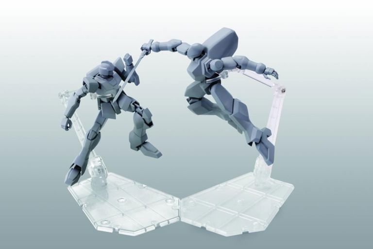 Tamashii Stage Act Mechanics Clear Base Stand (comes with 2 bases) | Bandai Tamashii Nation