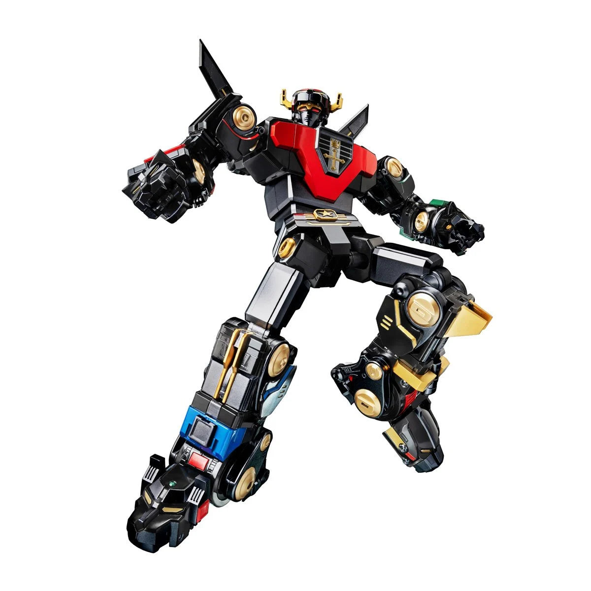 Voltron Black and Gold Edition Robo-DOU Action Figure flying pose