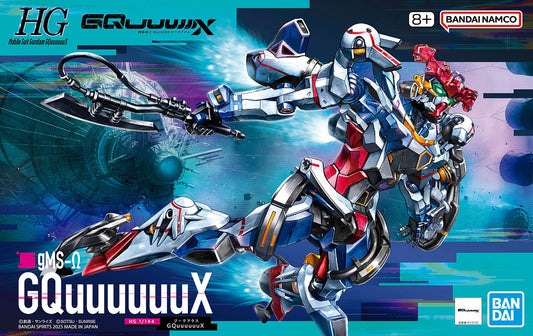 HG HGGQ #01 GQuuuuuuX "Gundam GQuuuuuuX" - Bandai Hobby 1/144 Scale High Grade Model Kit