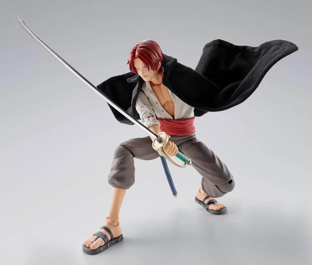 Shanks & Monkey.D.Luffy -Childhood- "One Piece", TAMASHII NATIONS S.H.Figuarts holding sword