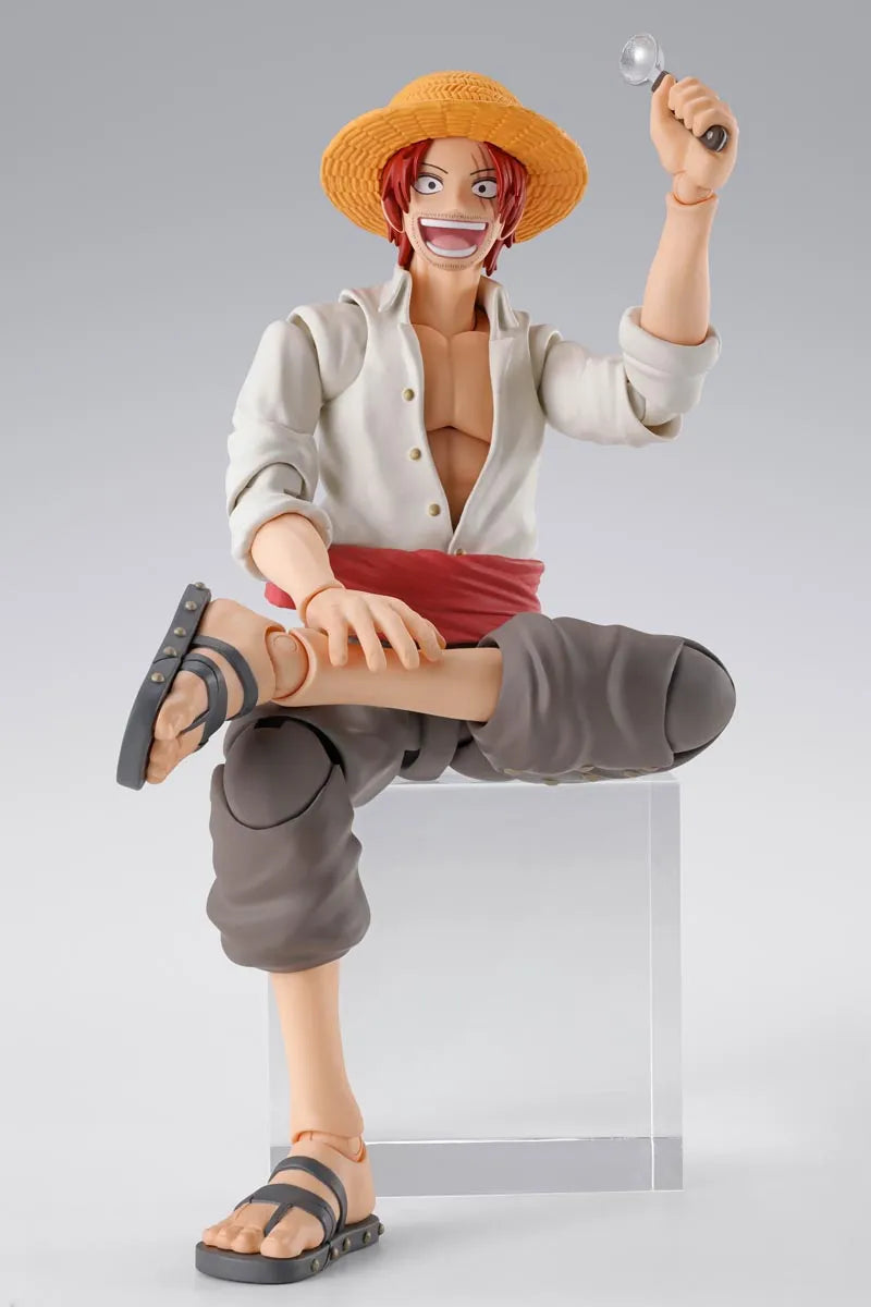 Shanks & Monkey.D.Luffy -Childhood- "One Piece", TAMASHII NATIONS S.H.Figuarts holding a spoon