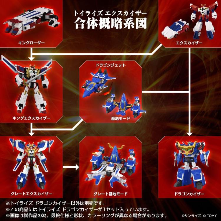 Pre Order Brave Exkaiser T-Spark Toyrise Dragon Kizer Action Figure