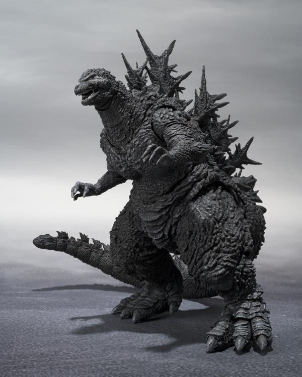 Pre Order Godzilla Minus One S.H.MonsterArts Godzilla (Minus Color Version) side view right