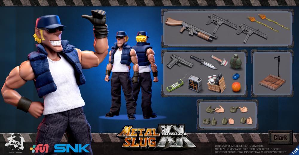 Metal Slug XX Clark Still 1/12 Scale Figure